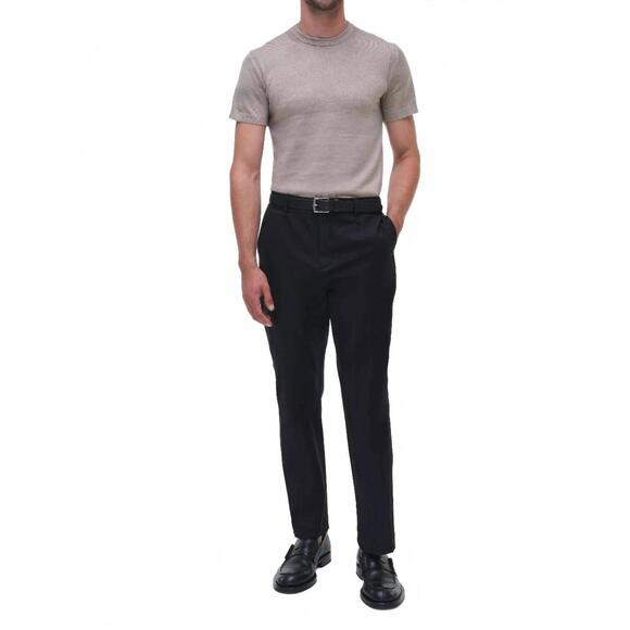 NEW SIMKHAI zack straight leg pants in black